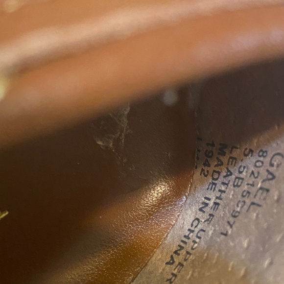 Ralph Lauren leather wedged heel loafers. Size 5.5 - Picture 11 of 16